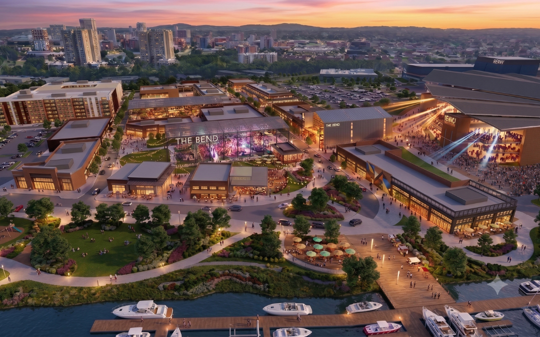 The Bend Chattanooga Retail and Residential Rendering by Hill Partners